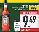 italienischer Aperitif von Aperol im aktuellen EDEKA Prospekt für 9,49 €