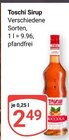 Sirup Angebote von Toschi bei GLOBUS Saarlouis für 2,49 €