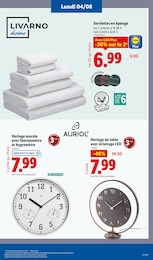 Prix et réduction Horloge Murale dans le prospectus Lidl en cours Offre Horloge Murale dans le catalogue Lidl du moment à la page 51