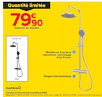 Promo Colonne de douche thermostatique MHS Chromé à 79,90 € dans le catalogue Castorama à Saint-Martin-d'Hères
