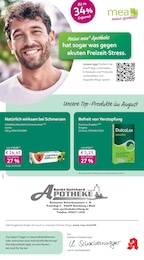 Apotheken Prospekt von mea - meine apotheke in Regen Aktueller mea - meine apotheke Apotheken Prospekt für Regen: Unsere August-Angebote mit 4} Seiten, 01.08.2026 - 31.08.2026