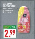 Flavor Sirup Angebote von All Stars bei Marktkauf Detmold für 2,99 €