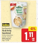 Fix & Fertig Sauerkraut von Spreewaldhof für 1,11 € bei E center im Angebot Fix & Fertig Sauerkraut von Spreewaldhof im aktuellen E center Prospekt
