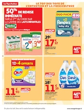 Promos Lessive dans le catalogue "LES TOPS DE LA RENTRÉE" de Auchan Supermarché Lessive en promo dans le catalogue Auchan Supermarché à la page 18