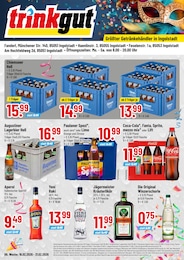Trinkgut Prospekt für Ingolstadt: "Aktuelle Angebote", 4 Seiten, 16.02.2026 - 21.02.2026