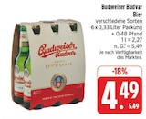 Bier im Angebot bei E center in Jena Bier Angebote von Budweiser Budvar bei E center Jena für 4,49 €