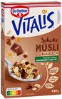 Vitalis Schoko Müsli im Angebot bei REWE in Bensheim Vitalis Schoko Müsli Angebote von Dr. Oetker bei REWE Bensheim für 2,49 €