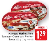 Heringsfilets Tomaten-Creme Angebote von Hawesta bei E center Offenburg für 1,29 €