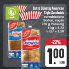 American Style Sandwich Angebote von Gut & Günstig bei EDEKA Leipzig für 1,00 €