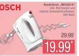 Handrührer „MFQ3010“ von Bosch im aktuellen Marktkauf Prospekt für 19,99 €