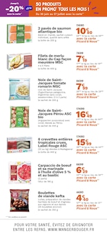 Promo Fruits de mer surgelés dans le catalogue Picard du moment à la page 8