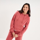 La Halle Cogolin - Promo Sweat hoodie 1 poche à capuche vieux rose femme Promo Sweat hoodie 1 poche à capuche vieux rose femme à 15,99 € dans le catalogue La Halle à Cogolin
