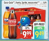 Coca-Cola, Fanta, Sprite, mezzo mix oder Lift bei EDEKA im Oberpframmern Prospekt für 9,49 €