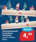 Adventskalender Countdown Holzleiste für 4,49 € bei budni im Angebot Adventskalender Countdown Holzleiste im aktuellen budni Prospekt
