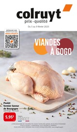 Poulet Angebote im Prospekt "VIANDES À GOGO" von Colruyt auf Seite 1