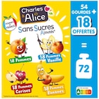 Gourdes sans sucres ajoutés - CHARLES & ALICE en promo chez Carrefour Market Clermont-Ferrand à 24,99 €