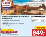 Aktuelles SPANIEN – MIETWAGEN-RUNDREISE ANDALUSIEN Angebot bei Netto Marken-Discount in Wuppertal ab 849,00 €