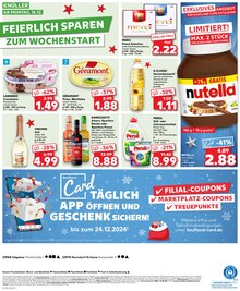 Nutella im Kaufland Prospekt "KNÜLLER" mit 36 Seiten (Wismar)