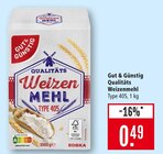 Qualitäts Weizenmehl Angebote von Gut & Günstig bei Marktkauf Reutlingen für 0,49 €