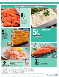 Offre Poisson surgelé dans le catalogue E.Leclerc du moment à la page 11