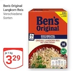 Langkorn Reis im Angebot bei GLOBUS in Saarbrücken Langkorn Reis Angebote von Ben's Original bei GLOBUS Saarbrücken für 3,29 €