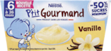 Dessert bébé vanille P’tit Gourmand - NESTLÉ en promo chez Monoprix Dessert bébé vanille P’tit Gourmand - NESTLÉ dans le catalogue Monoprix