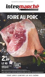 Prospectus Intermarché Super à Grezes Herminis, "FOIRE AU PORC", 4 pages de promos valables du 18/11/2025 au 23/11/2025