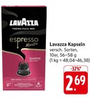 Kapseln Classico im Angebot bei E center in Fellbach Kapseln Classico Angebote von Lavazza bei E center Fellbach für 2,69 €
