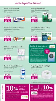 Schmerzgel im mea - meine apotheke Prospekt "Unsere Februar-Angebote" mit 4 Seiten (Essen)