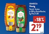 Blütenhonig im ALDI SÜD Prospekt Blütenhonig von Grandessa im aktuellen ALDI SÜD Prospekt für 2,19 €