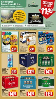 Krombacher im REWE Prospekt "Dein Markt" mit 30 Seiten (Straubing)