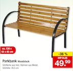 Parkbank im Angebot bei Zimmermann in Goslar Parkbank Angebote von Woodstock bei Zimmermann Goslar für 49,99 €