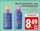 Sun Sonnenmilch im Angebot bei EDEKA in Regensburg Sun Sonnenmilch Angebote von Nivea bei EDEKA Regensburg für 8,49 €