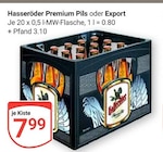 Premium Pils Angebote von Hasseröder bei GLOBUS Rostock für 7,99 €