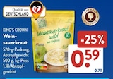 Weinsauerkraut bei ALDI SÜD im Otterbach Prospekt für 0,59 €