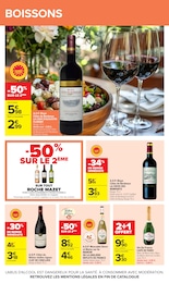 Offre Vin Bordeaux dans le catalogue Carrefour du moment à la page 44