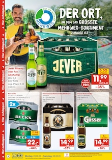 Bier im Netto Marken-Discount Prospekt "DER ORT, AN DEM DU IMMER AUSGEZEICHNETE PREISE FINDEST." mit 6 Seiten (Schwerte (Hansestadt an der Ruhr))