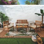 Salon de jardin Condao 4 places + table en promo chez Maxi Bazar Franconville à 299,00 €