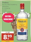 Dry Gin, Wild Strawberry, alkoholfrei Angebote von Finsbury bei GetränkeLand Mayer Pirna für 8,99 €