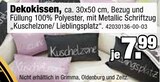 tejo's SB Lagerkauf - Dekokissen Angebot im Prospekt Dekokissen bei tejo's SB Lagerkauf im Prospekt "" für 7,99 €