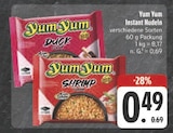 Duck Instant Nudeln im Angebot bei E center in Würzburg Duck Instant Nudeln Angebote von Yum Yum bei E center Würzburg für 0,49 €