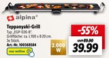 Teppanyaki-Grill im Angebot bei Lidl in Bergisch Gladbach Teppanyaki-Grill Angebote von alpina bei Lidl Bergisch Gladbach für 39,99 €