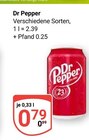 Dr Pepper im Angebot bei GLOBUS in Braunschweig Dr Pepper Angebote bei GLOBUS Braunschweig für 0,79 €