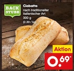 Ciabatta Angebote bei Netto Marken-Discount Grevenbroich für 0,69 €