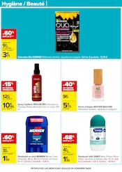 Maquillage Angebote im Prospekt "70 % D’ÉCONOMIES SUR UNE SÉLECTION DE PRODUITS D'HYGIÈNE" von Carrefour auf Seite 46