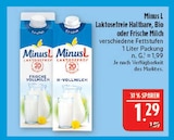 Laktosefreie Milch Angebote von Minus L bei Marktkauf Schwabach für 1,29 €