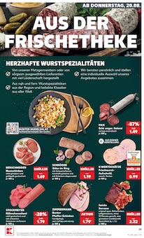 Wurst im aktuellen Kaufland Prospekt (Dortmund) Wurst im Kaufland Prospekt "Hier bin ich richtig" mit 60 Seiten (Dortmund)