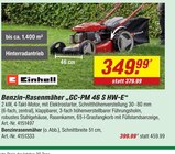 Aktuelle Rasenmäher Angebote bei toom Baumarkt in Hannover Aktuelles Benzin-Rasenmäher GC-PM 46 S HW-E Angebot bei toom Baumarkt in Hannover ab 349,99 €
