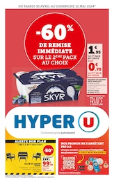 Prospectus Hyper U à Sonnaz, "Hyper U", 1 page, 30/04/2024 - 12/05/2024
