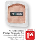 EDEKA - Würziger Fleischkäse fein Angebot im Prospekt Würziger Fleischkäse fein bei EDEKA im Prospekt "" für 1,59 €